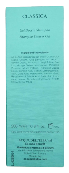 AcquaDellElbaClassicaGelPerfumowanyŻelPodPrysznicPerfumeriaErbel