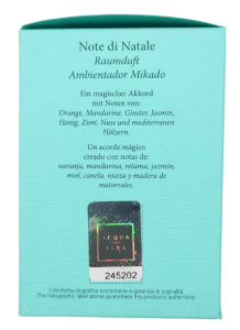 AcquaDellElbaNoteDiNataledyfuzorzapachowydopomieszczeńPerfumeriaErbel