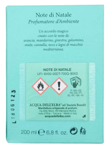 AcquaDellElbaNoteDiNataledyfuzorzapachowydopomieszczeńPerfumeriaErbel