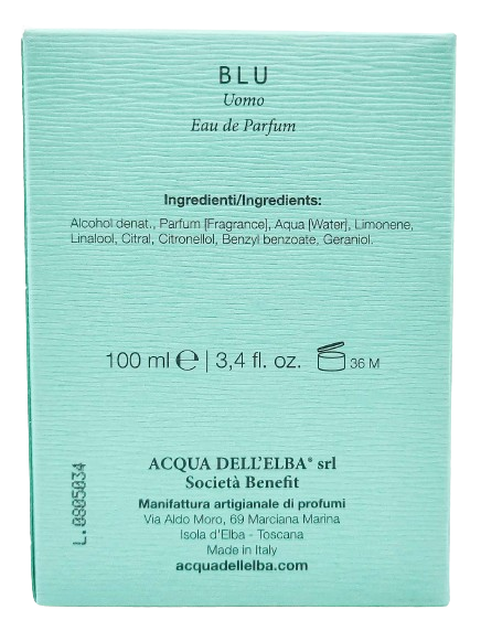 AcquaDellElbaBluUomoEDPPerfumeriaErbel