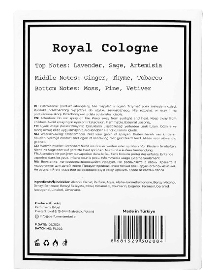 PerfumeriaErbelRoyalCologne