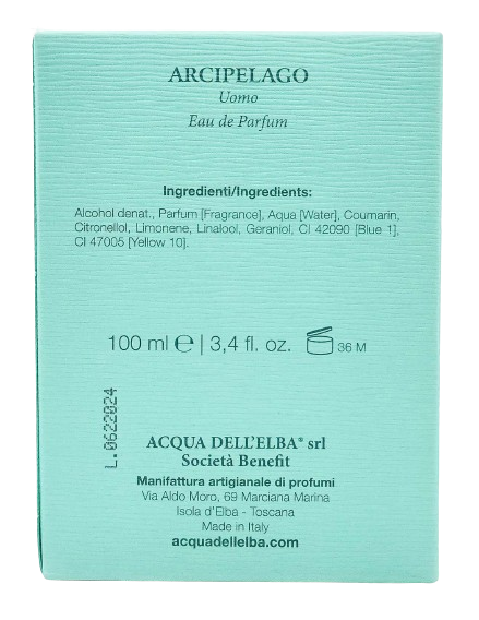 AcquaDell`ElbaArcipelagoUomoPerfumeriaErbel