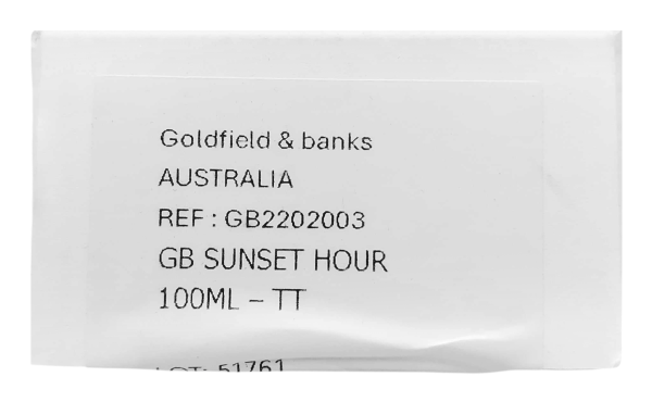 PerfumeriaErbelGoldfield&amp;BanksAustraliaSunsetHourParfumFlakonPerfumUnisex