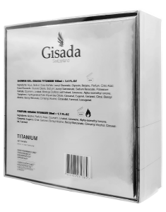 PerfumeriaErbelGisadaTitaniumEDPŻelpodprysznicZestawUpominkowyPrezentowyPerfumyNiszoweMężczyzna