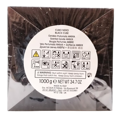 AcquaDiParmaŚwiecaZapachowaCuboNeroPerfumeriaErbel