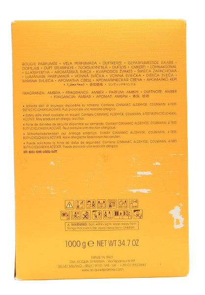 AcquaDiParmaŚwiecaZapachowaCuboNeroPerfumeriaErbel