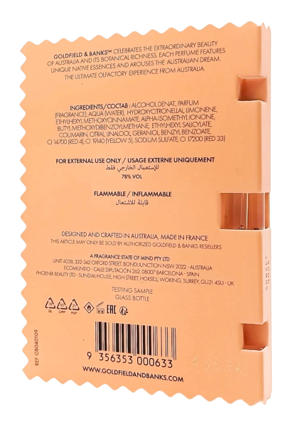 PerumeriaErbelGoldfield&amp;BanksAustraliaSunsetHourPerfumeróbkaPerfumNiszowychKobieta