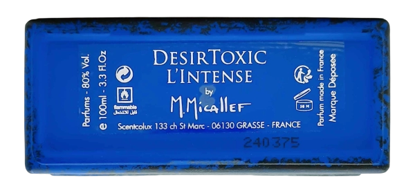PerfumeriaErbelMicallefDesirToxicL'IntenseParfumFlakonPerfumNiszowych