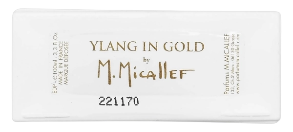 PerfumeriaErbelMicallefYlangInGoldEditionSpecialeEDPFlakonPerfumNiszowych