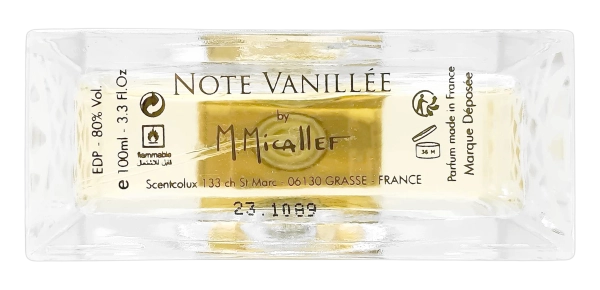 PerfumeriaErbelM.MicallefNoteVanilleeEDPFlakonPerfumNiszowych