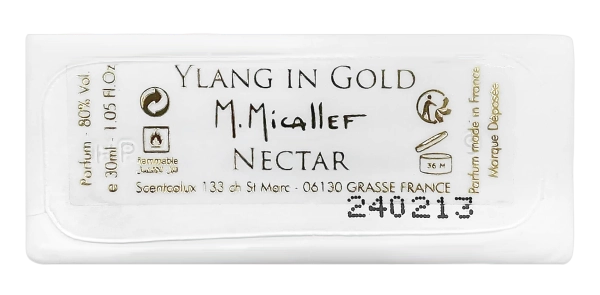 PerfumeriaErbelM.MicallefYlangInGoldNectarParfumEditionSpecialeFlakonPerfumNiszowych