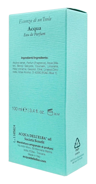 PerfumeriaErbelAcqua dell’ElbaEssenzadiun’IsolaAcquaEDPFlakonPerfumNiszowych