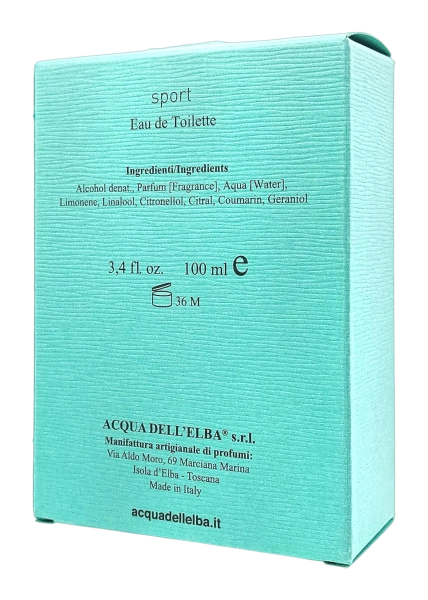 PerfumeriaErbelAcquadell’ElbaSportEDTFlakonPerfumNiszowych