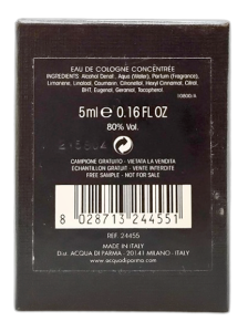 PerfumeriaErbelAcquadiParmaColoniaSandaloConcentreeEDCFlakonPerfumNiszowych