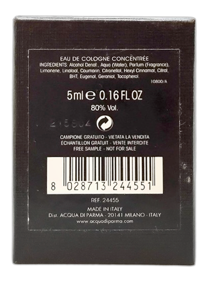 PerfumeriaErbelAcquadiParmaColoniaSandaloConcentreeEDCFlakonPerfumNiszowych
