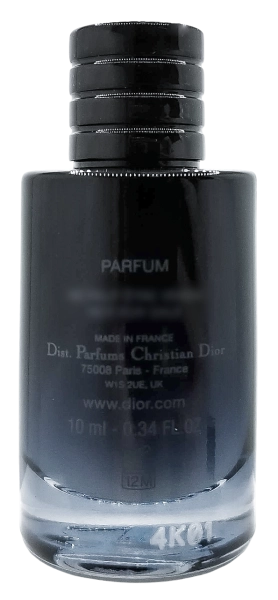PerfumeriaErbelDiorSauvageEauForteParfumMiniaturaBezAlkoholuFlakonPerfumMężczyzna